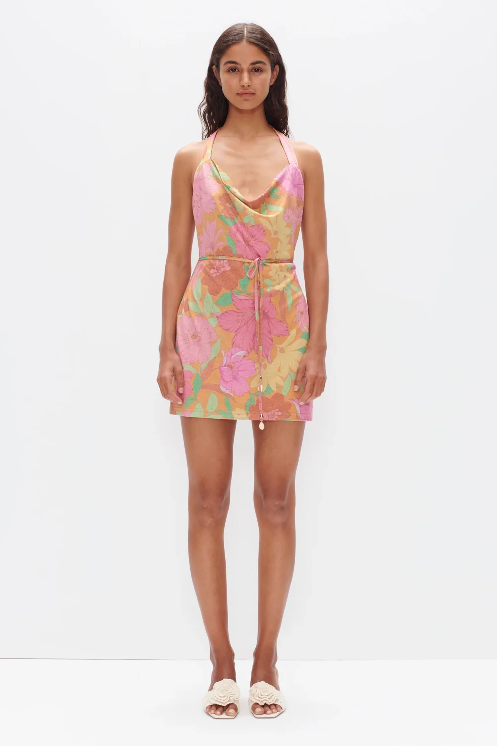 Mikayla Mini Dress Metallic Tropic