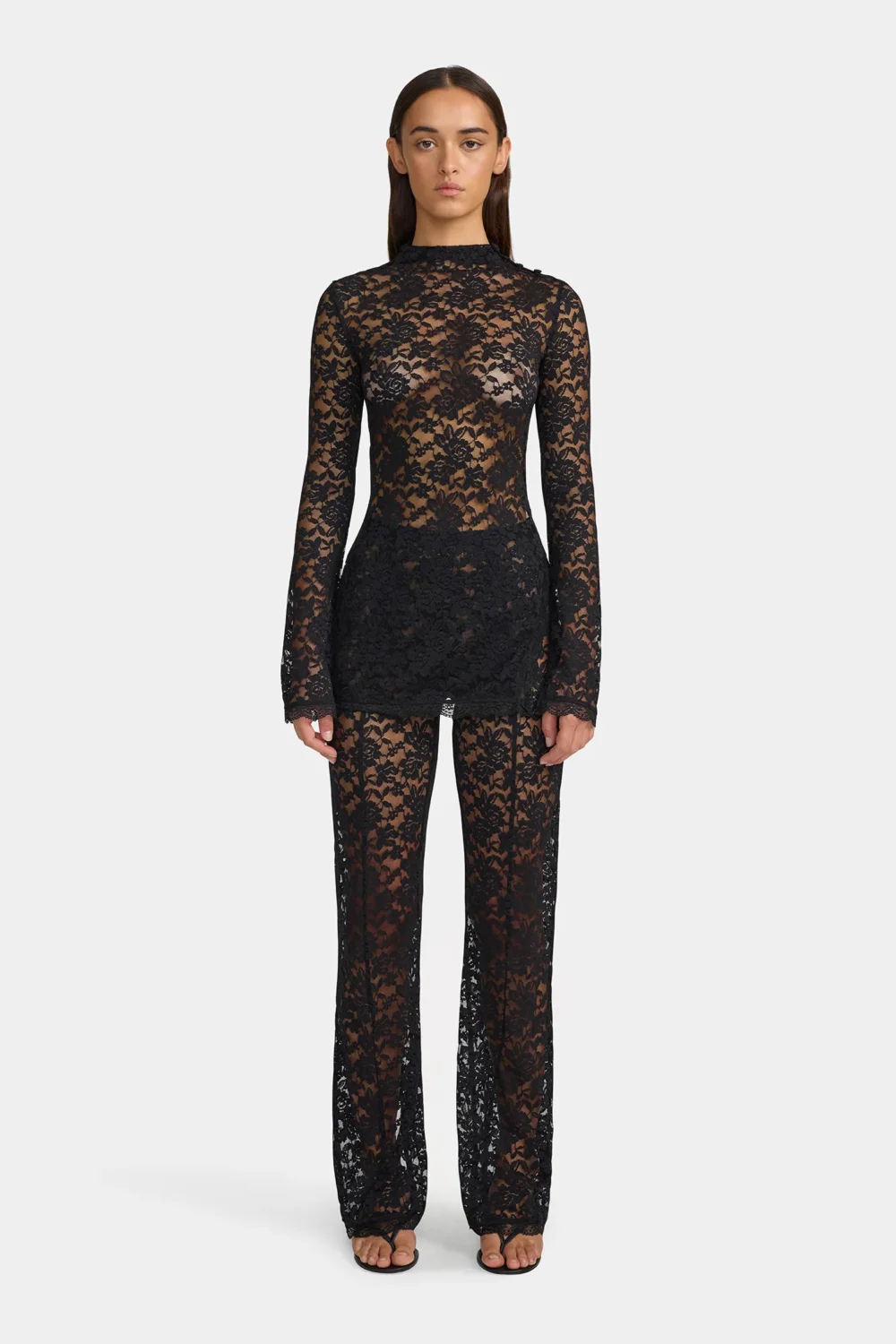 Evangeline Lace Pant Black