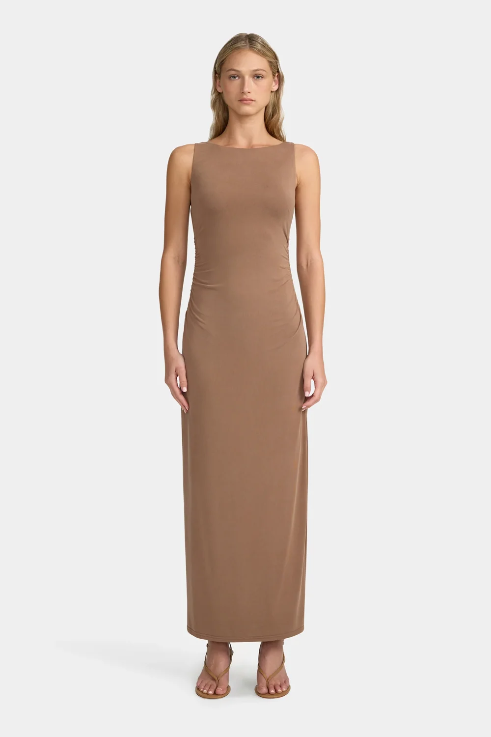 Ember Midi Dress Toffee