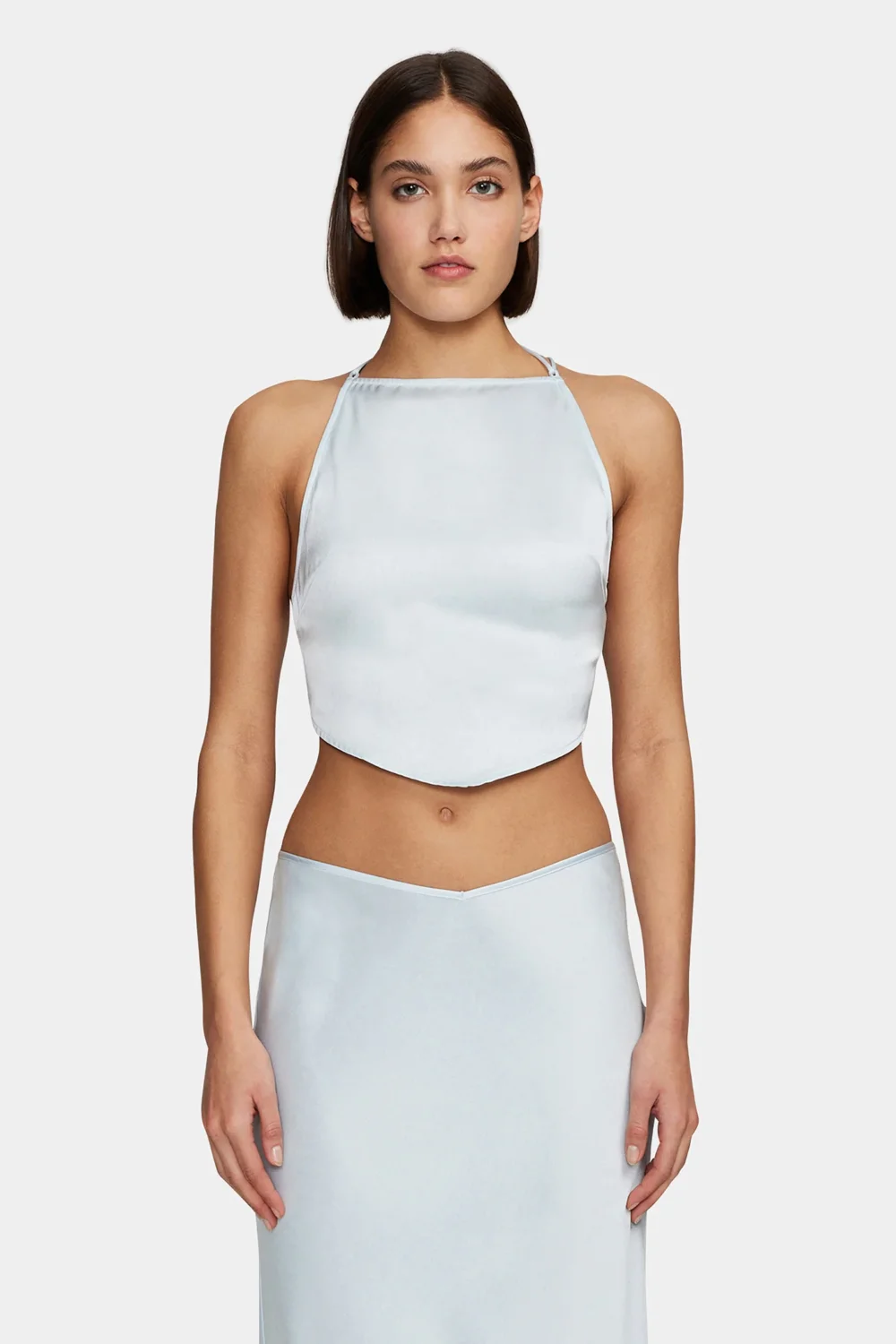 Fallon Halter Top Glacier