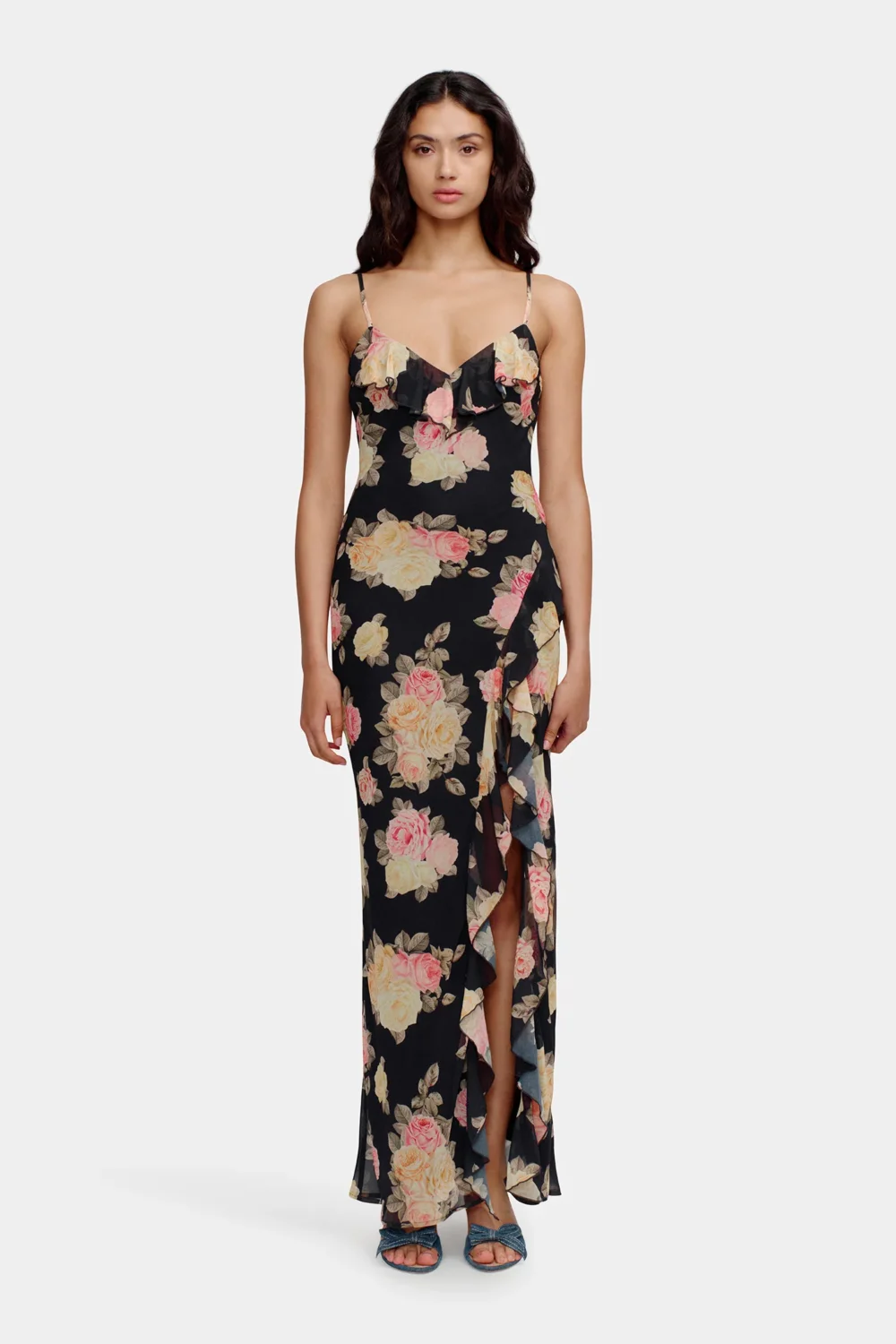Leia Maxi Dress Vintage Roses