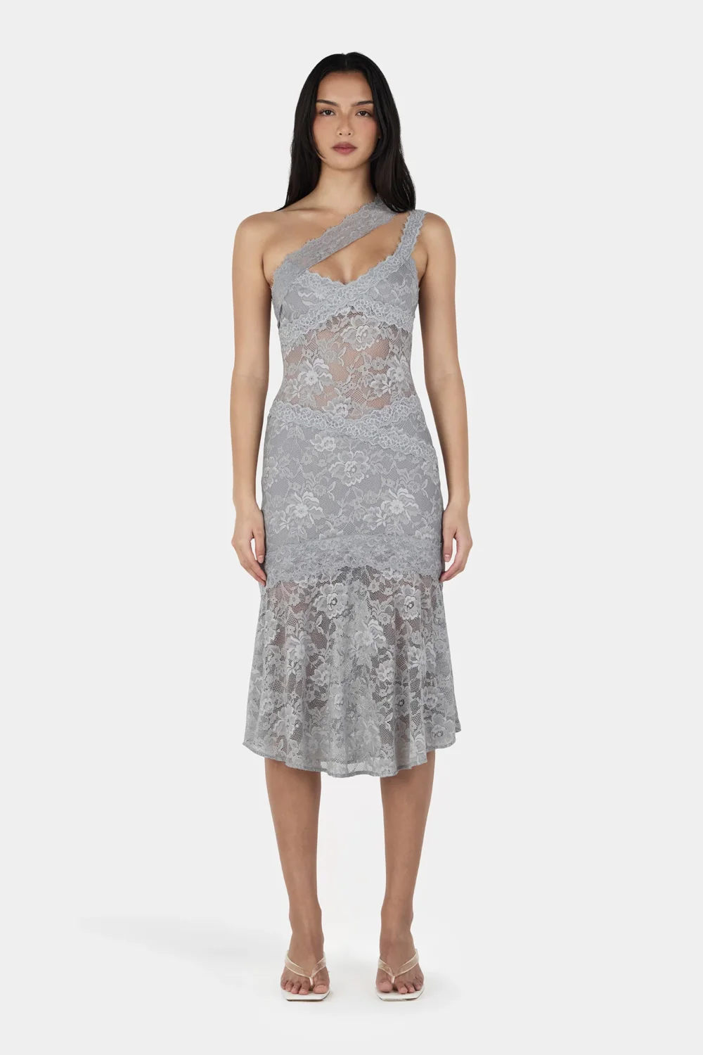 Della Dress Grey