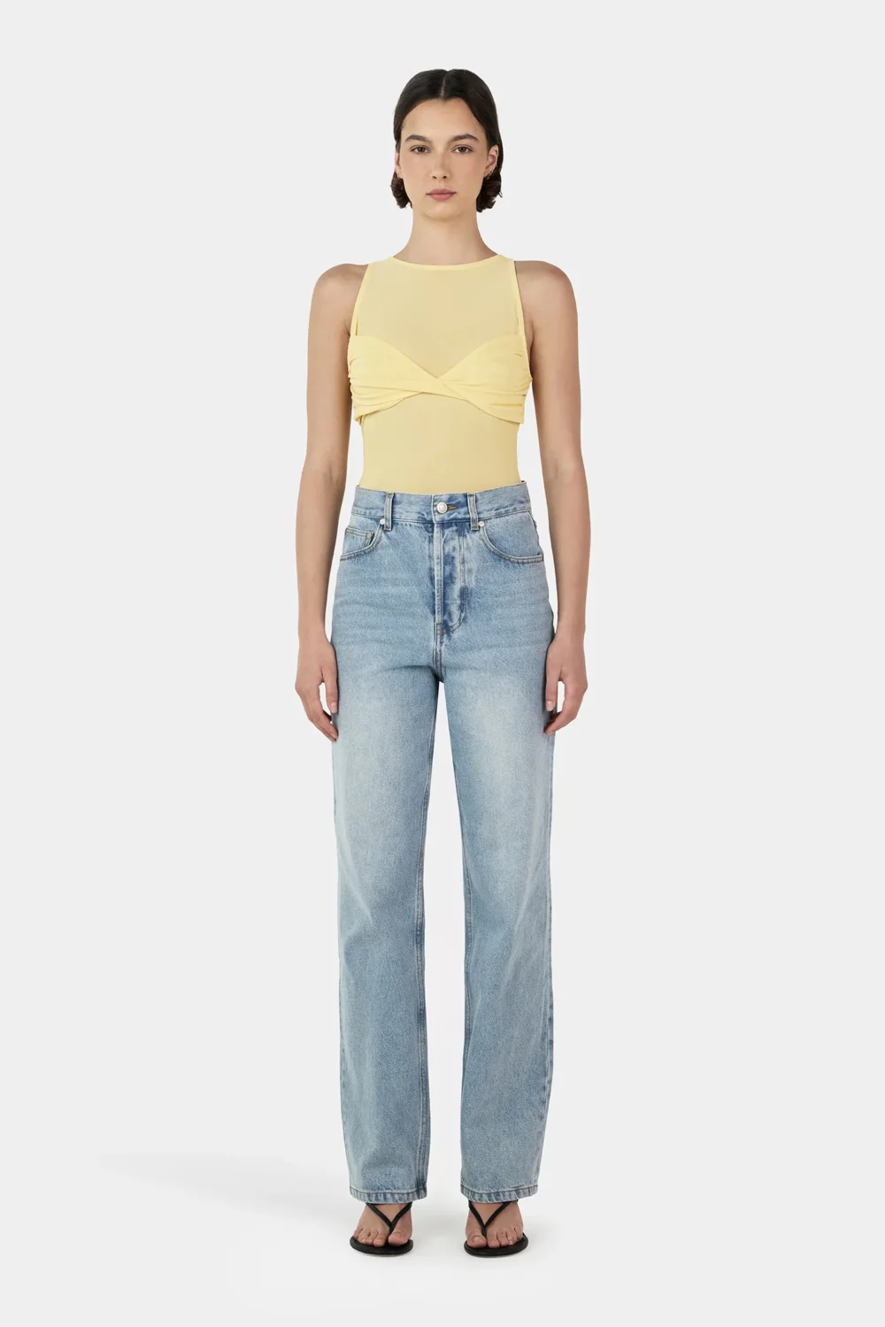 Halsey Mesh Top Lemon - 5