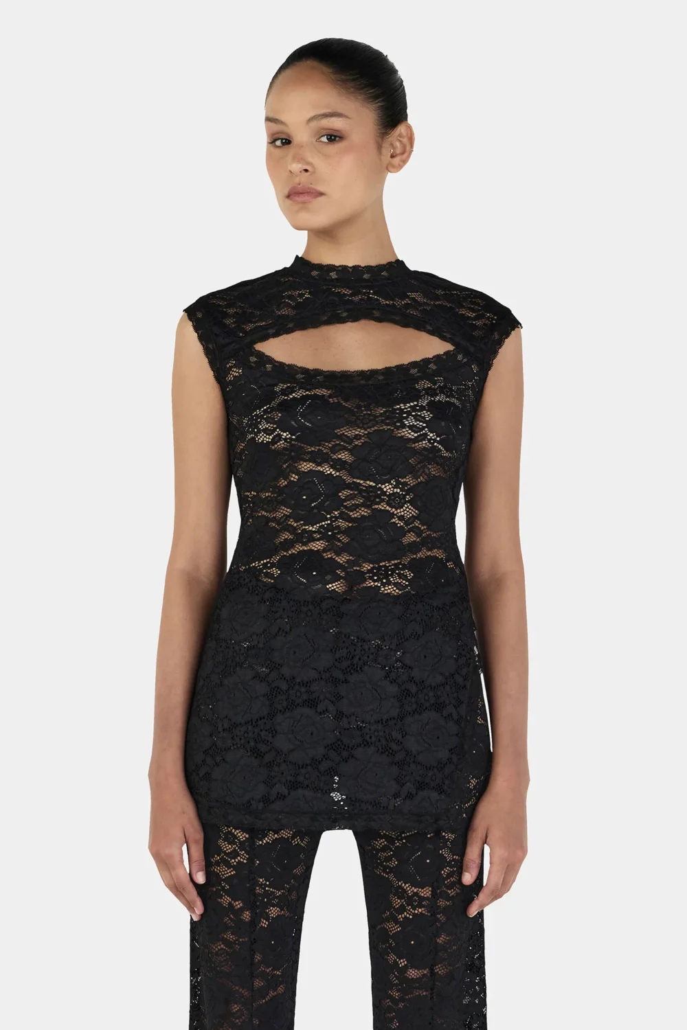 Nabila Top Black