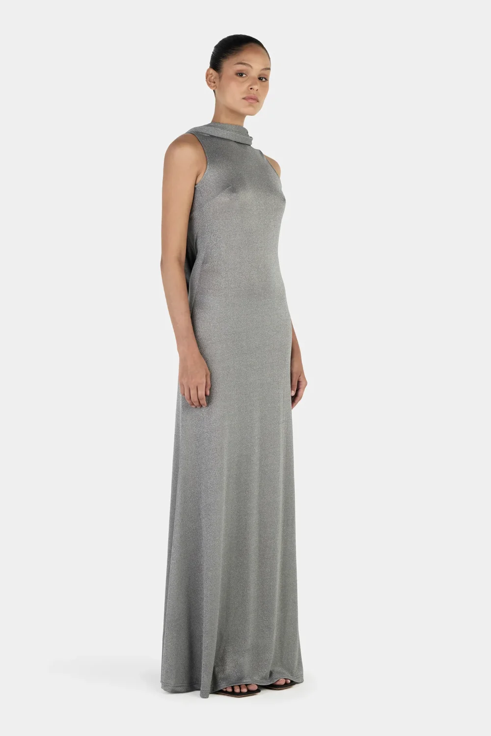 Orianna Maxi Dress Gunmetal - 4
