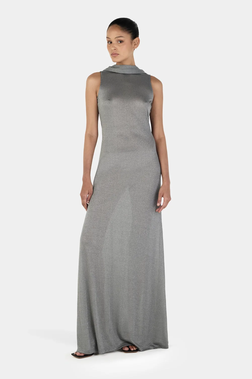 Orianna Maxi Dress Gunmetal - 3