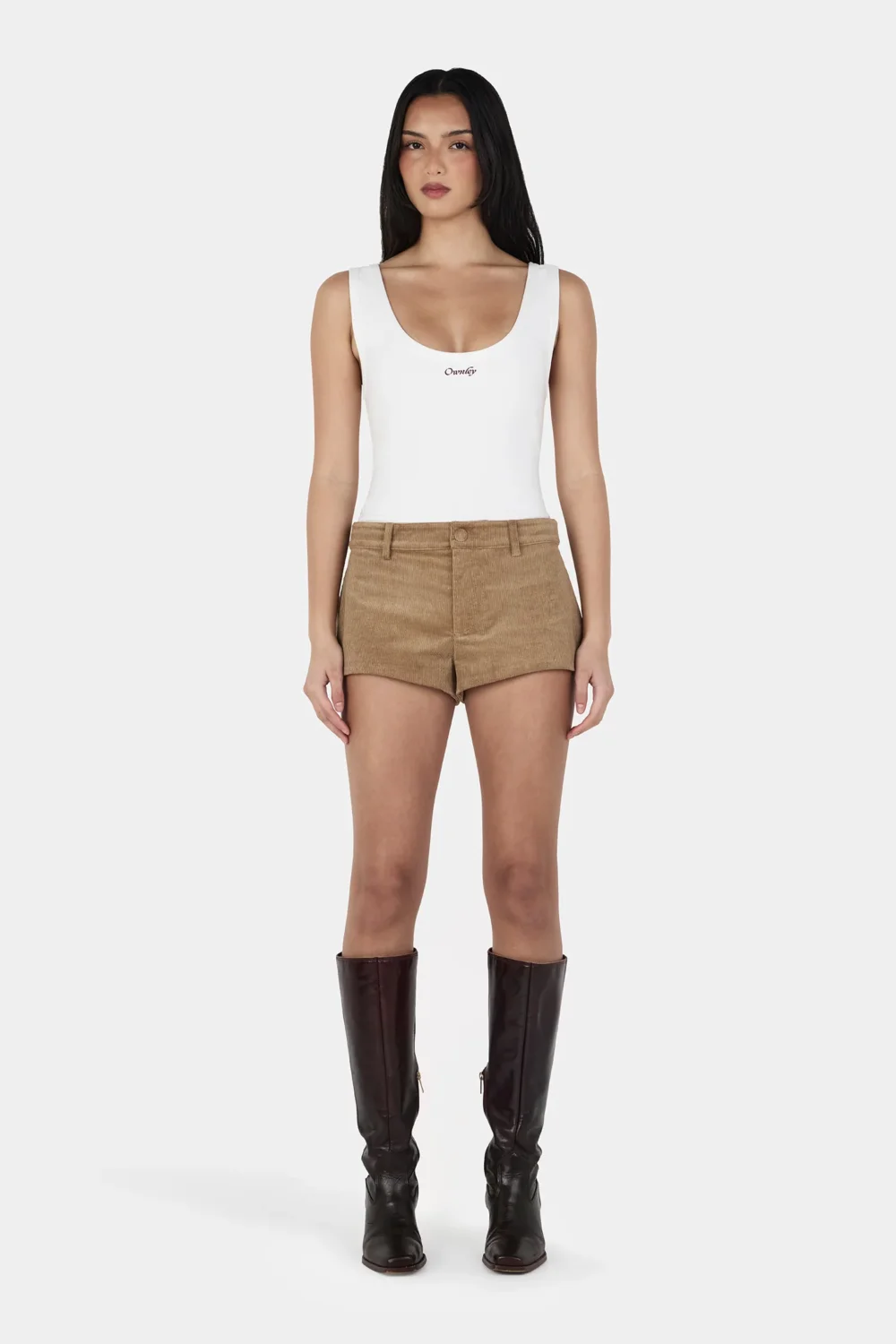 Ayla Logo Tank Ivory - 5