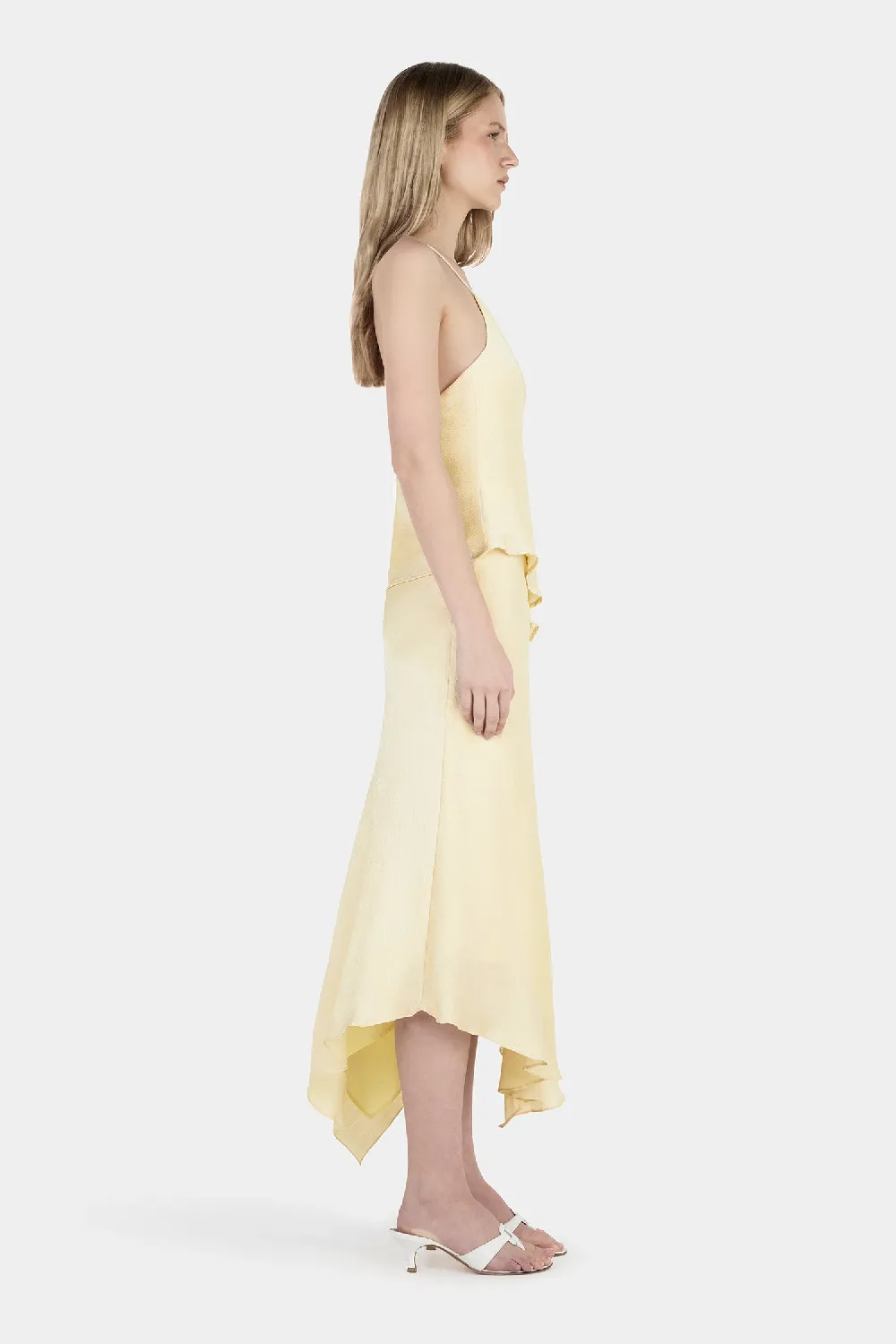Jazzie Asym Skirt Butter - 3