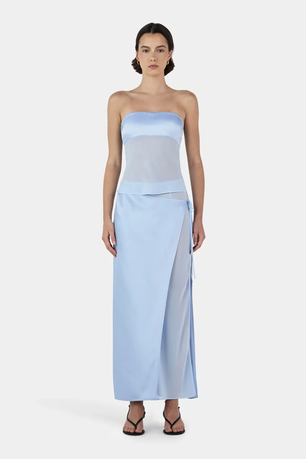 Ricky Midi Skirt Baby Blue