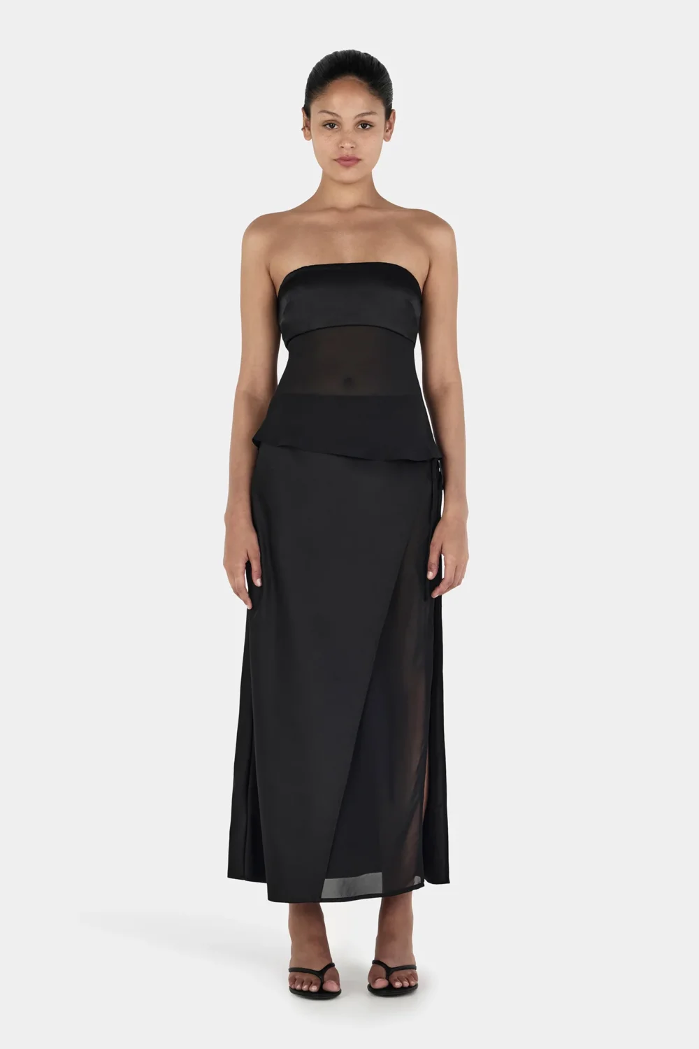 Ricky Midi Skirt Black