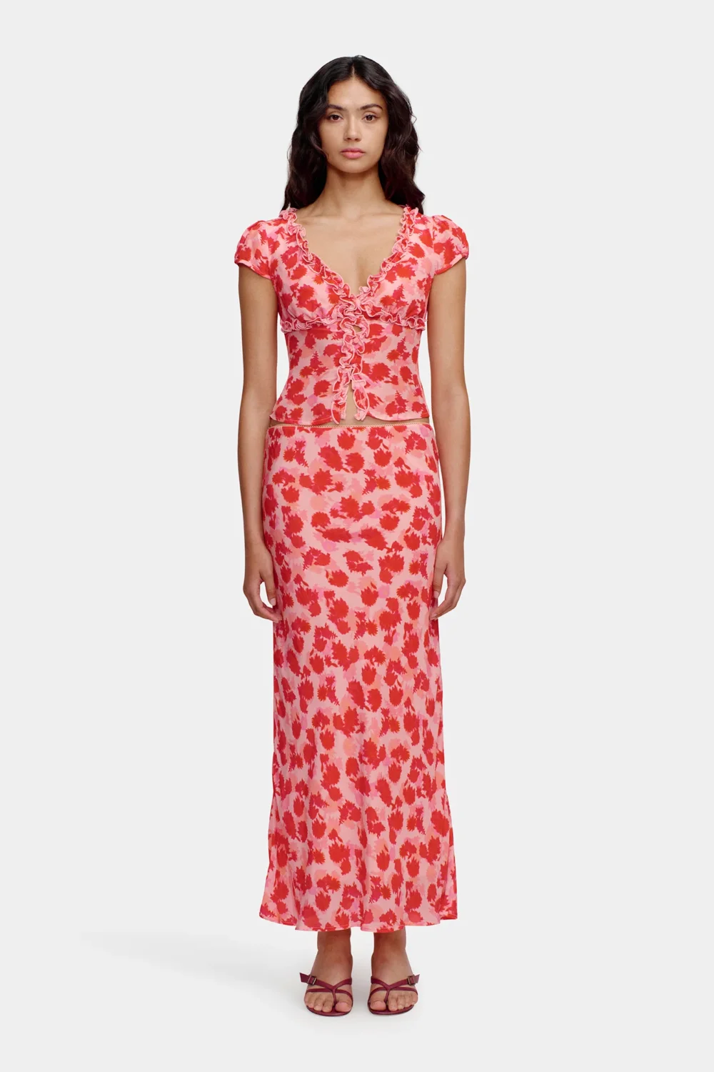 Marli Slip Skirt Strawberry Fields