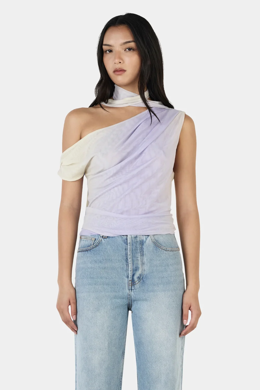 Malia Sheer Top Golden Gradient