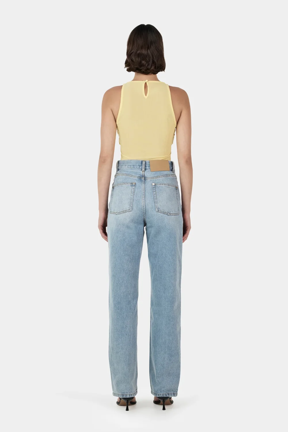 Halsey Mesh Top Lemon - 2