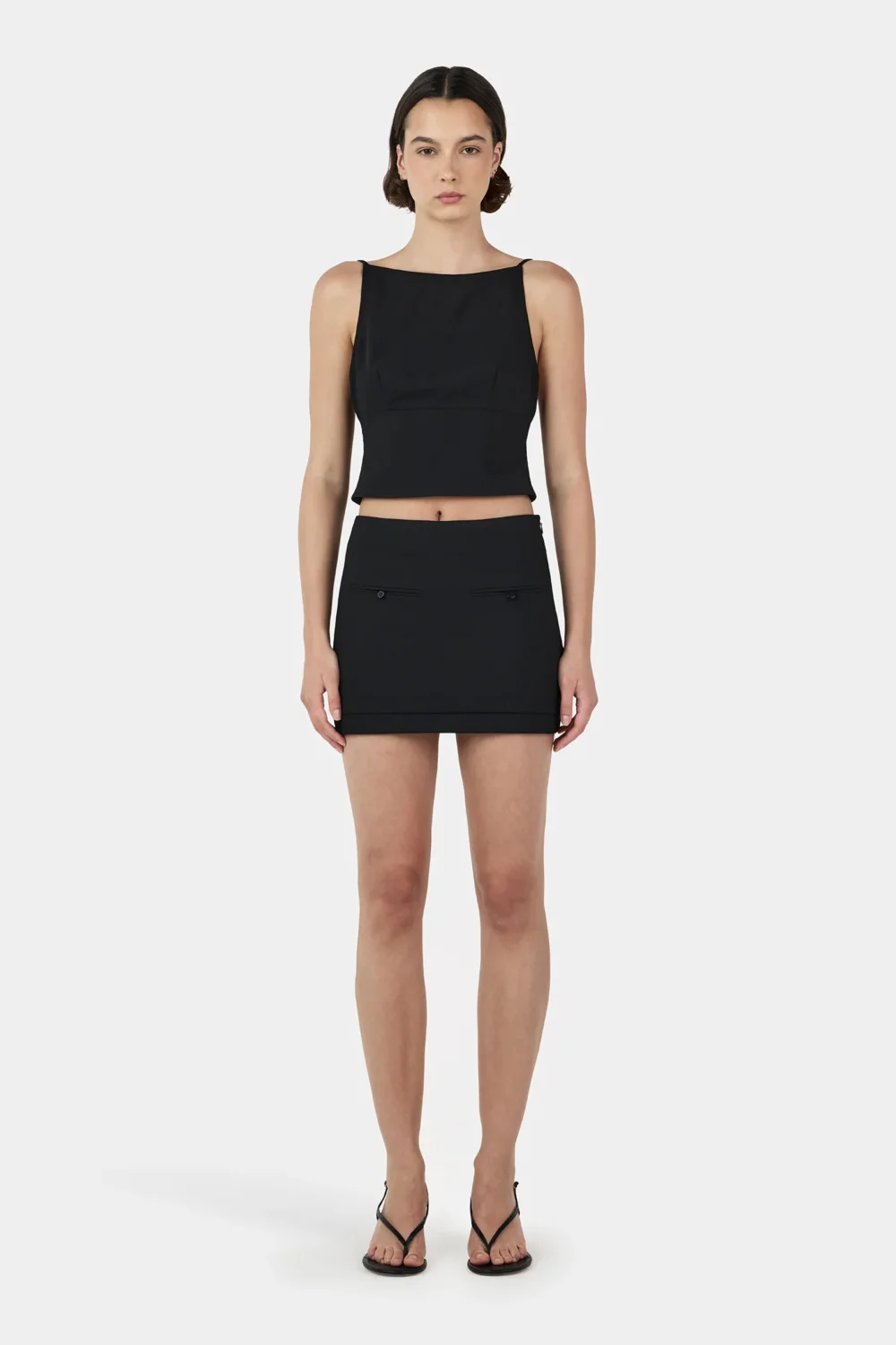 Thea Mini Skirt Black