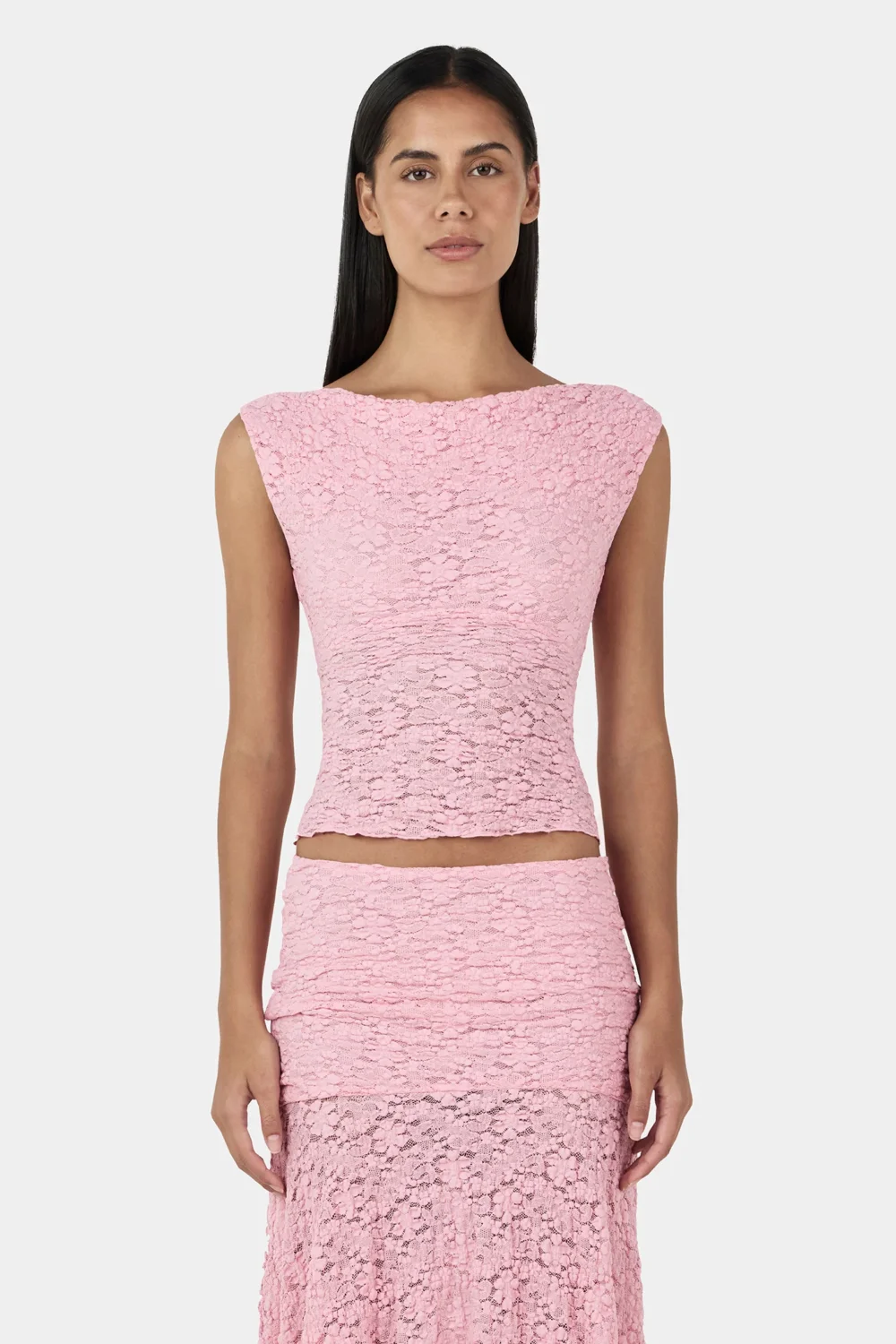 Lakey Top Peony Pink
