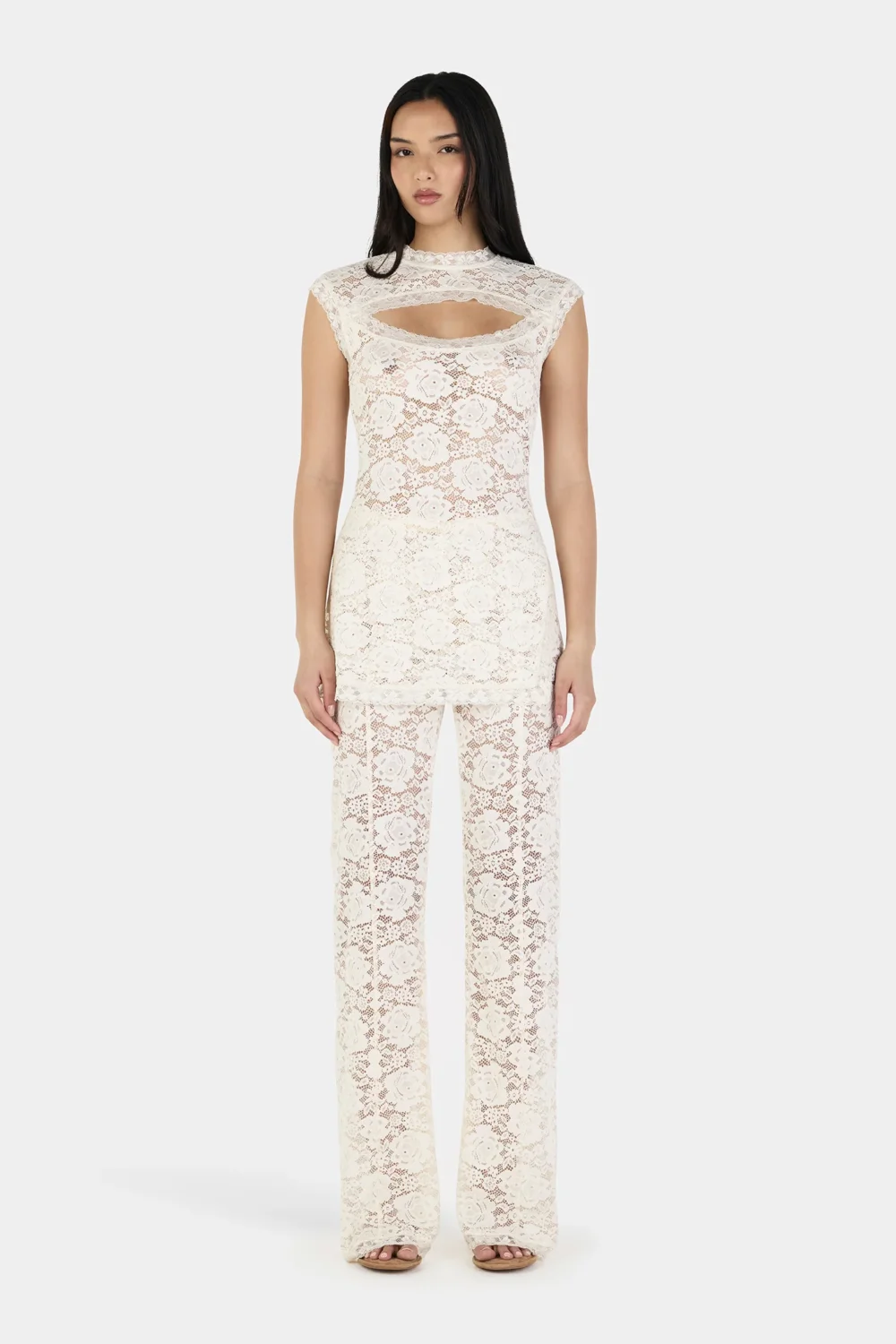 Odessa Pant Ivory