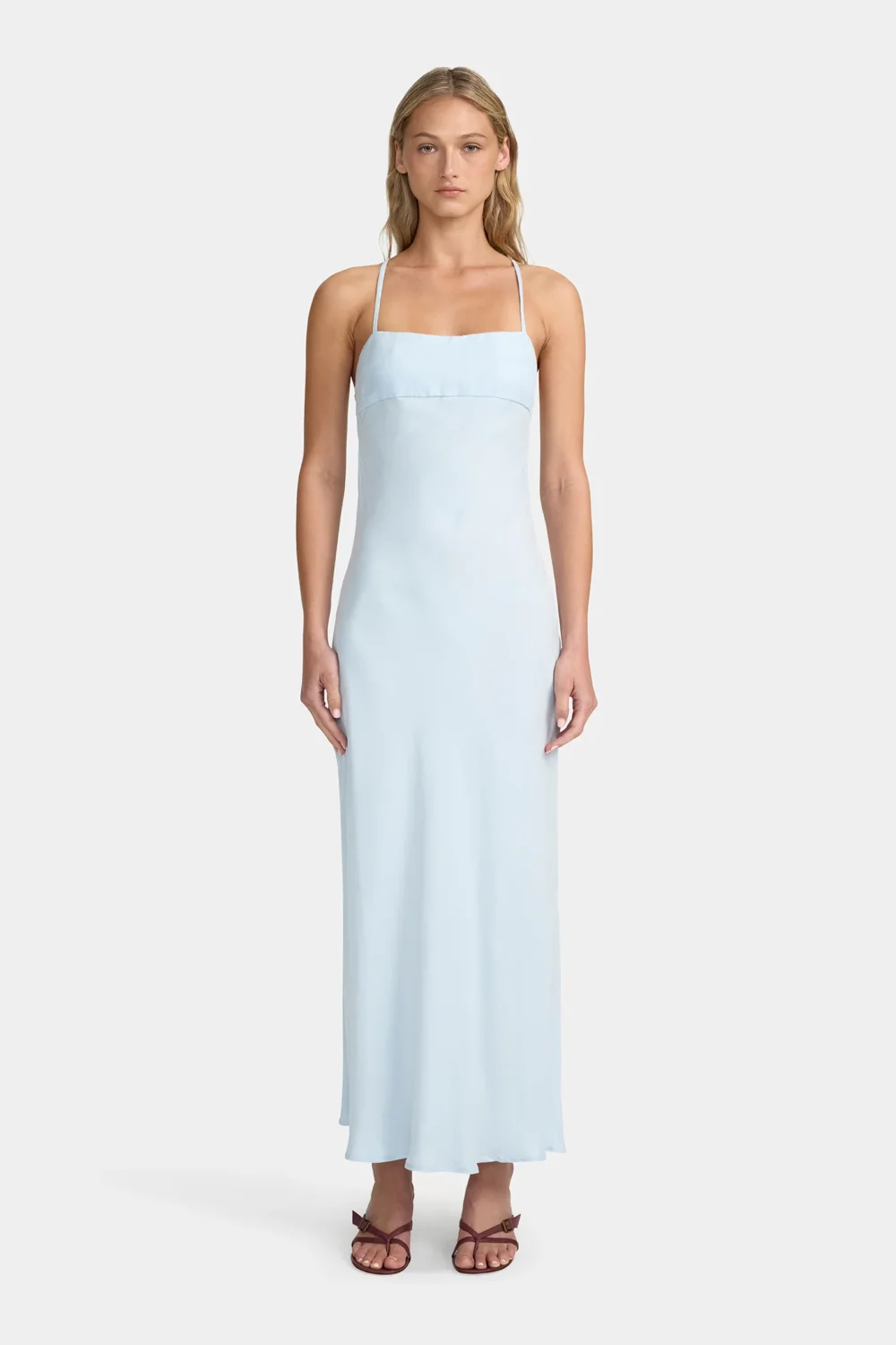 Joey Slip Dress Powder Blue
