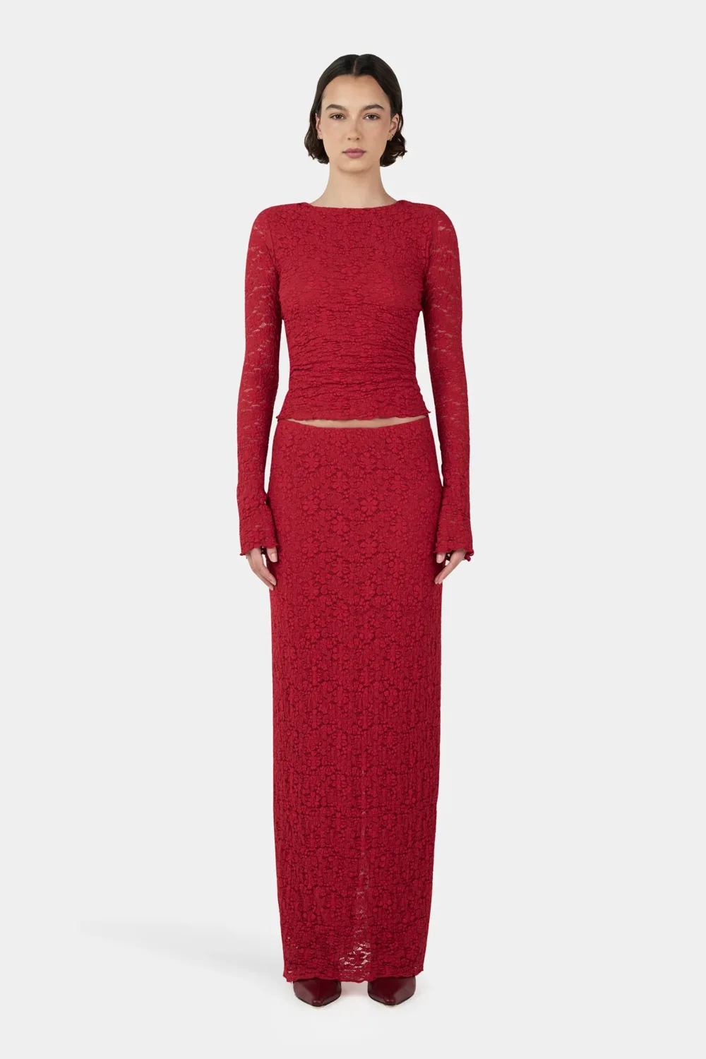 Delfine Skirt Tango Red