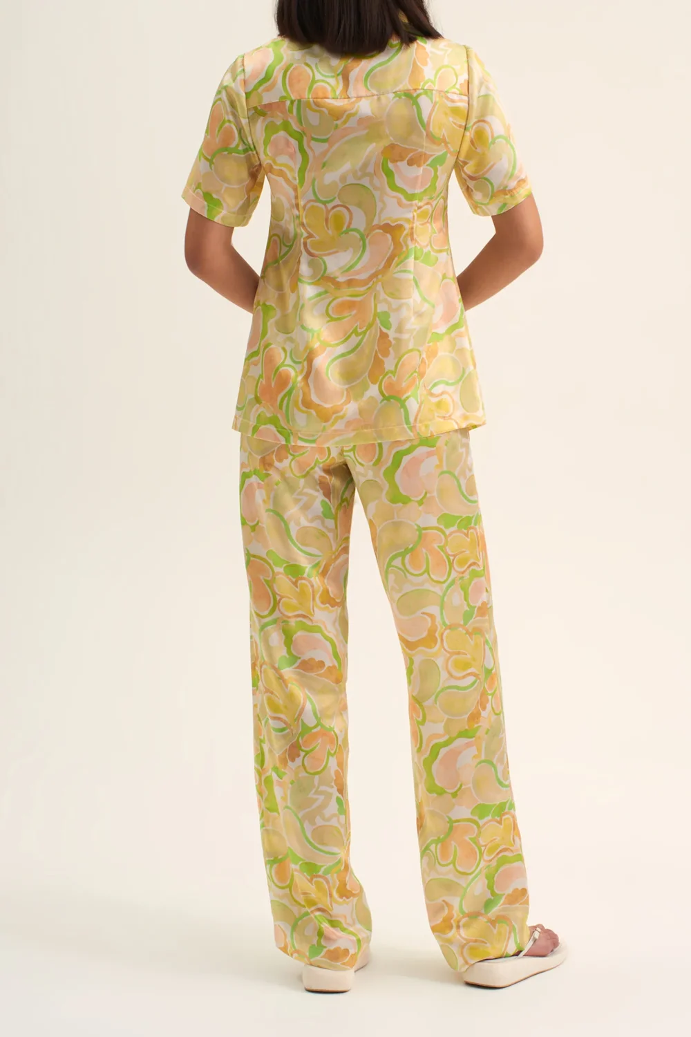 Cassia Flare Pant Pastel Swirl - 2
