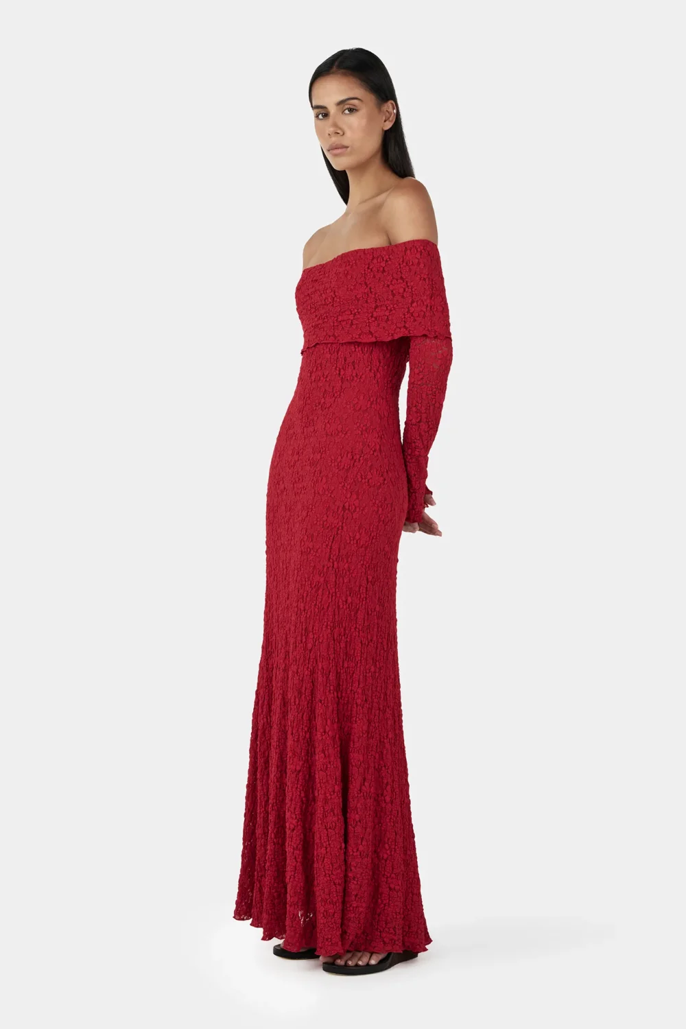 Alba Maxi Dress Tango Red - 4