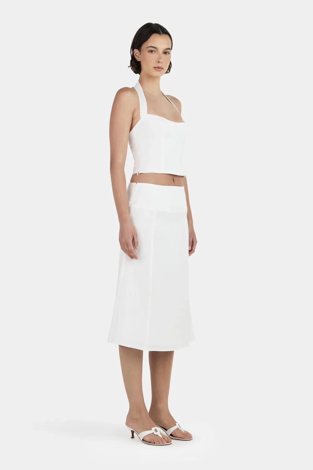 Lee Lee Linen Top Ivory - 4