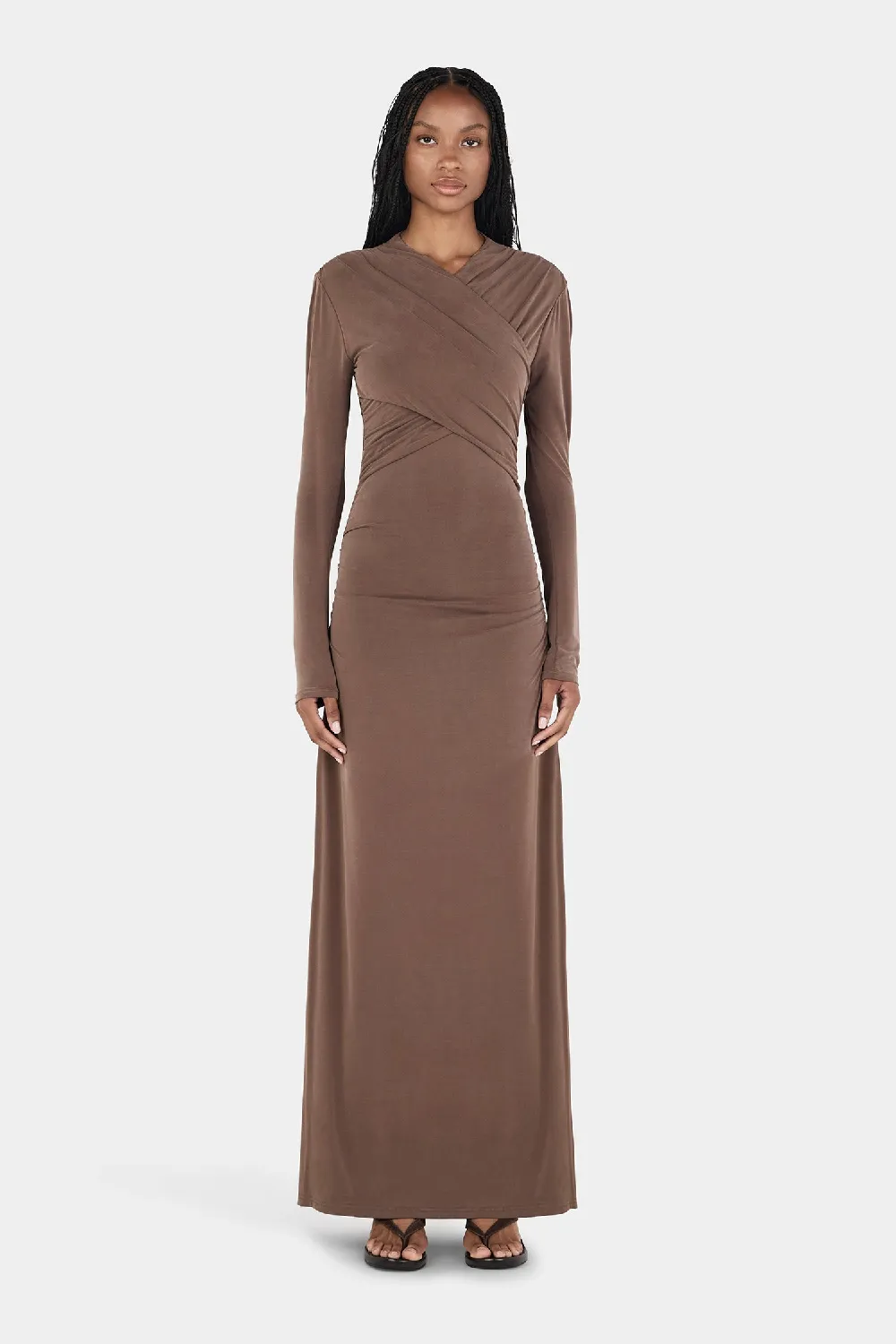 Tabitha Maxi Dress Chocolate