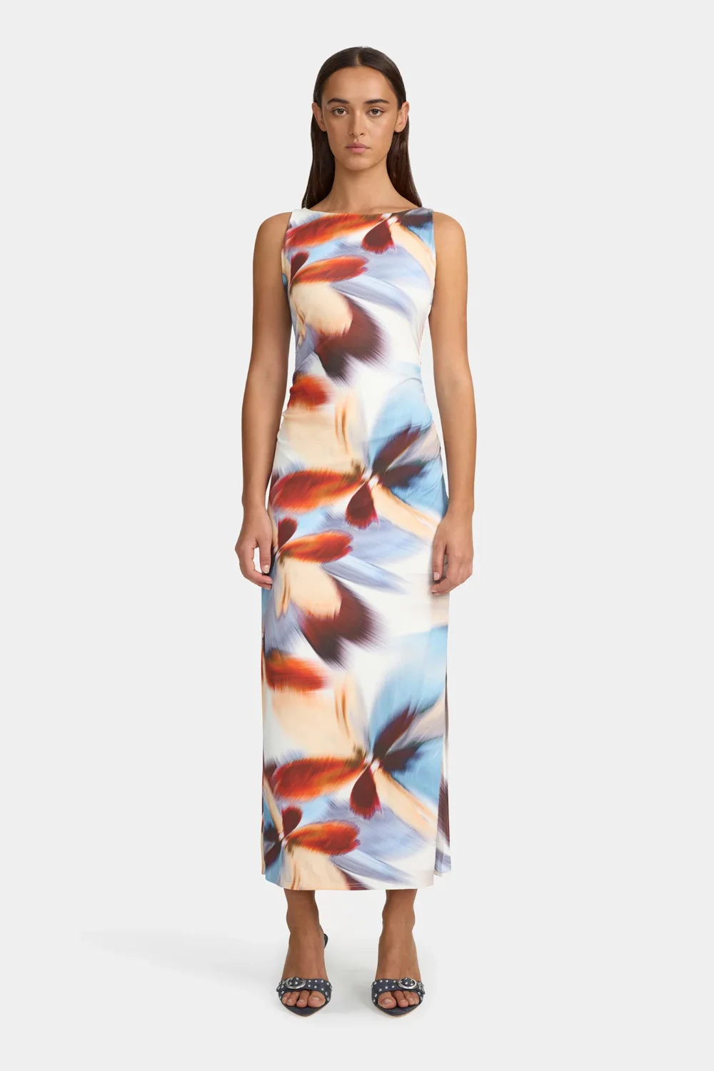 Ember Midi Dress Smokey Haze