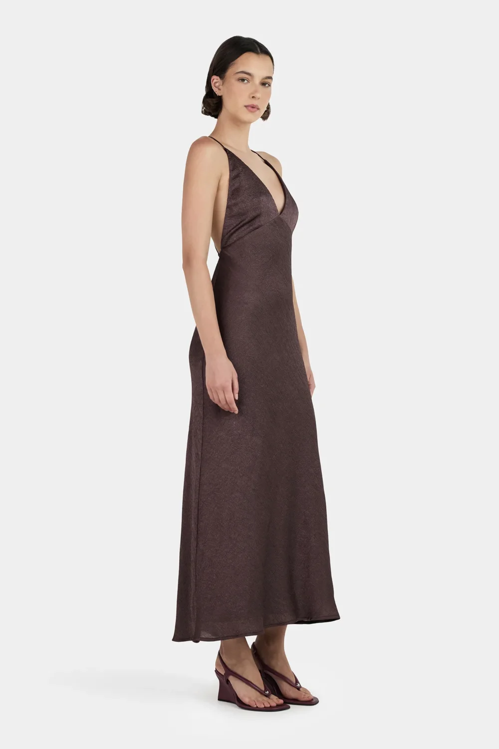 Erica Maxi Dress Mulberry - 3