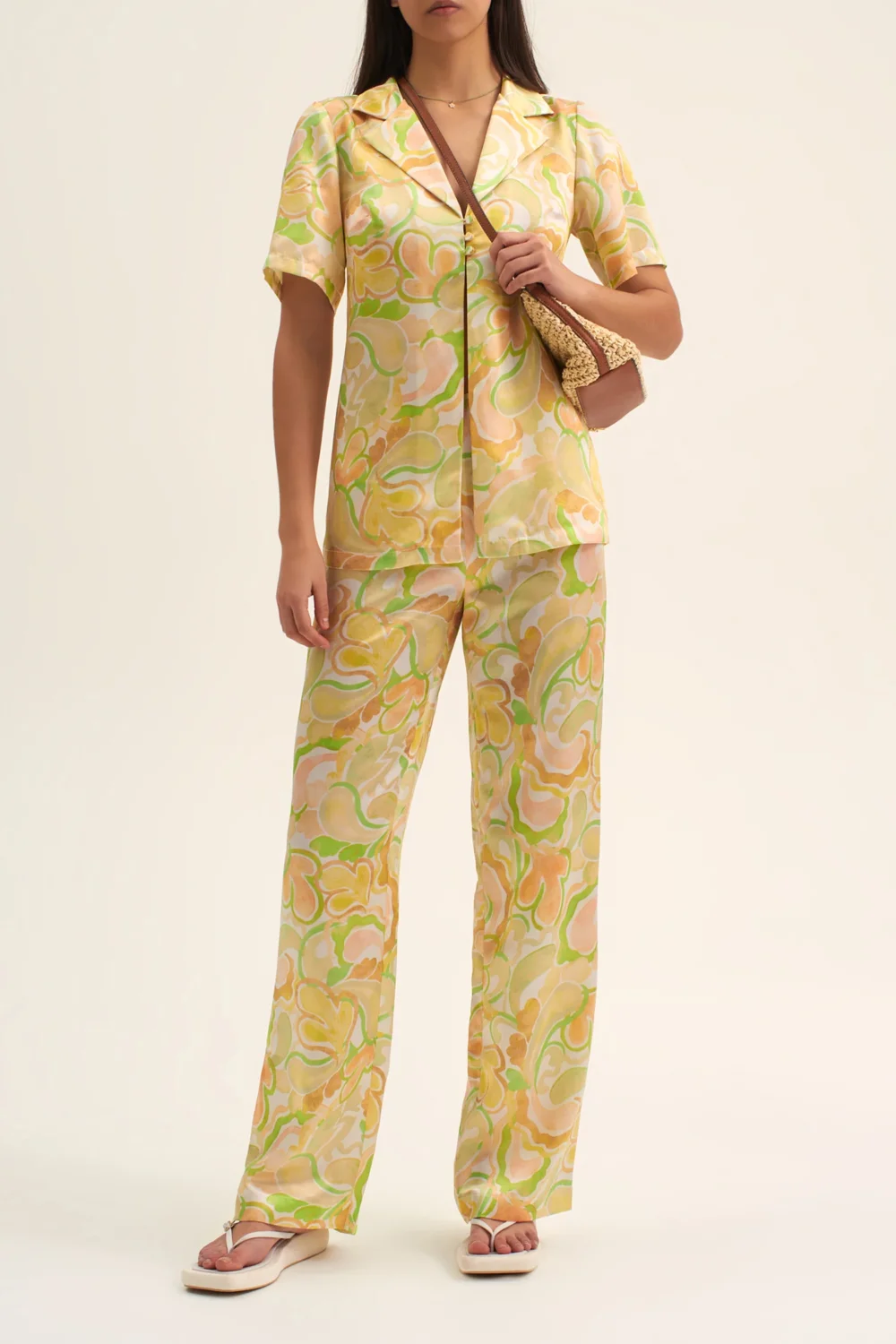 Cassia Flare Pant Pastel Swirl - 3