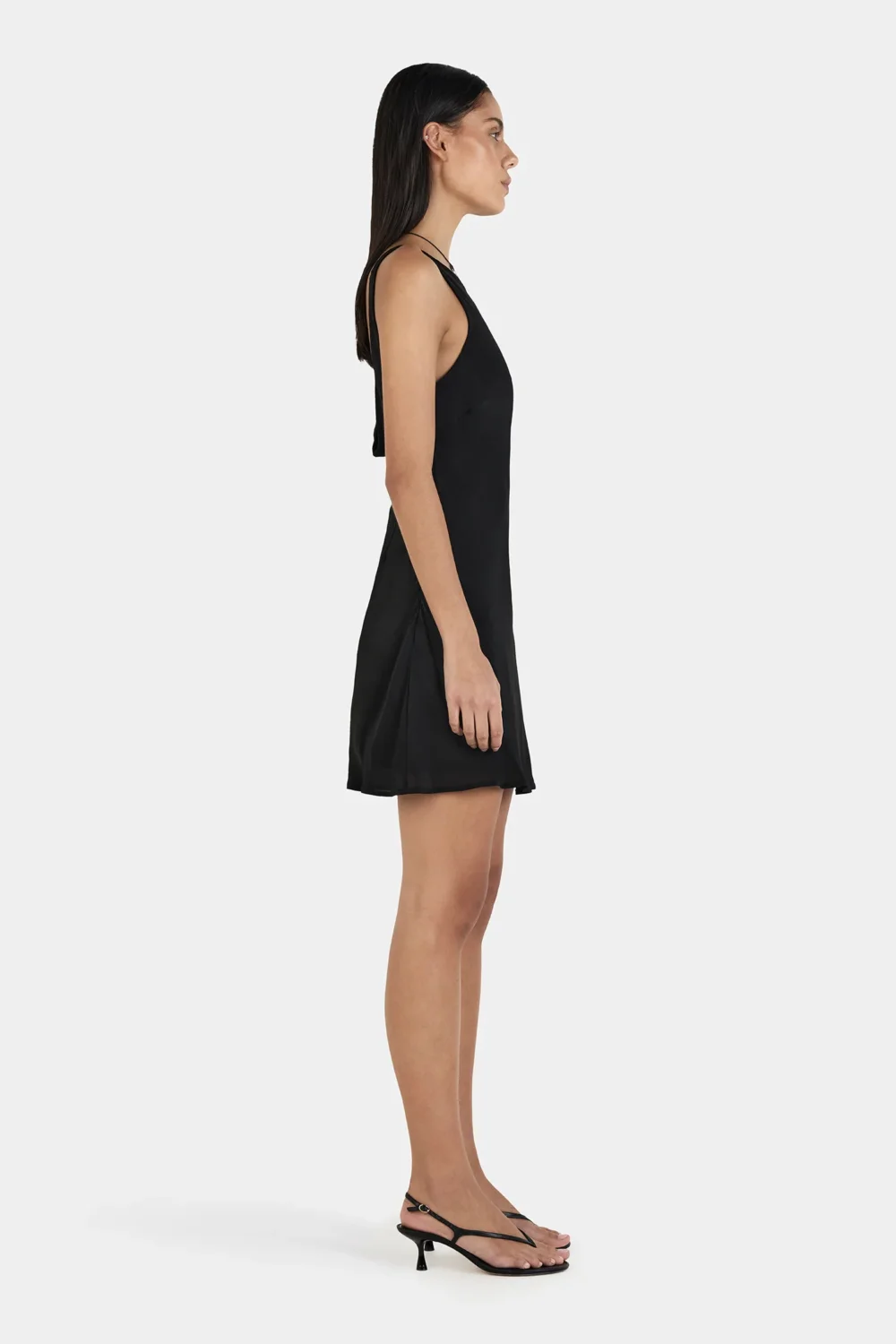 Tori Mini Dress Black - 4