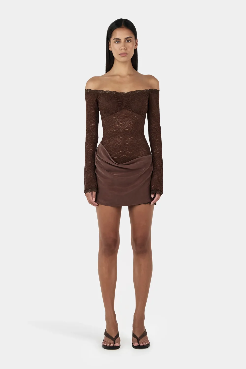 Tahnee Mini Dress Chocolate