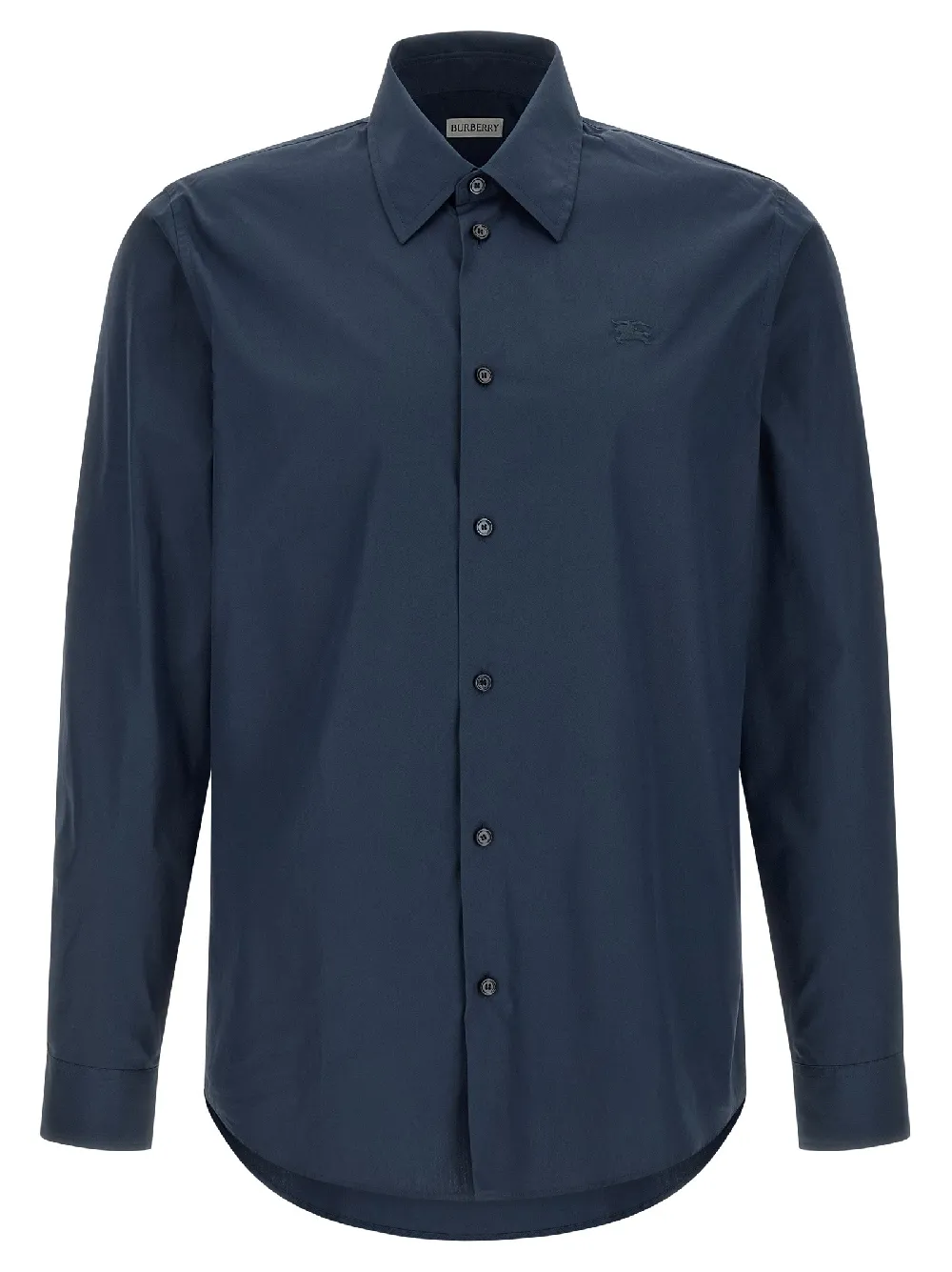 Burberry Check Shirt — Navy