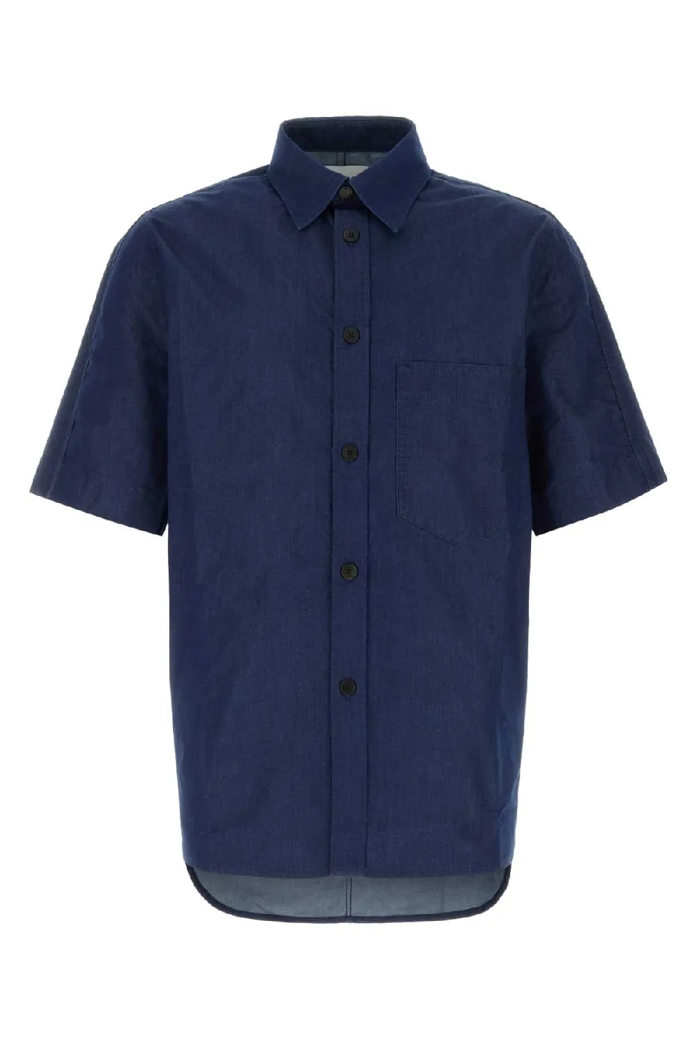 Givenchy Cotton-Nylon Denim Shirt — Navy