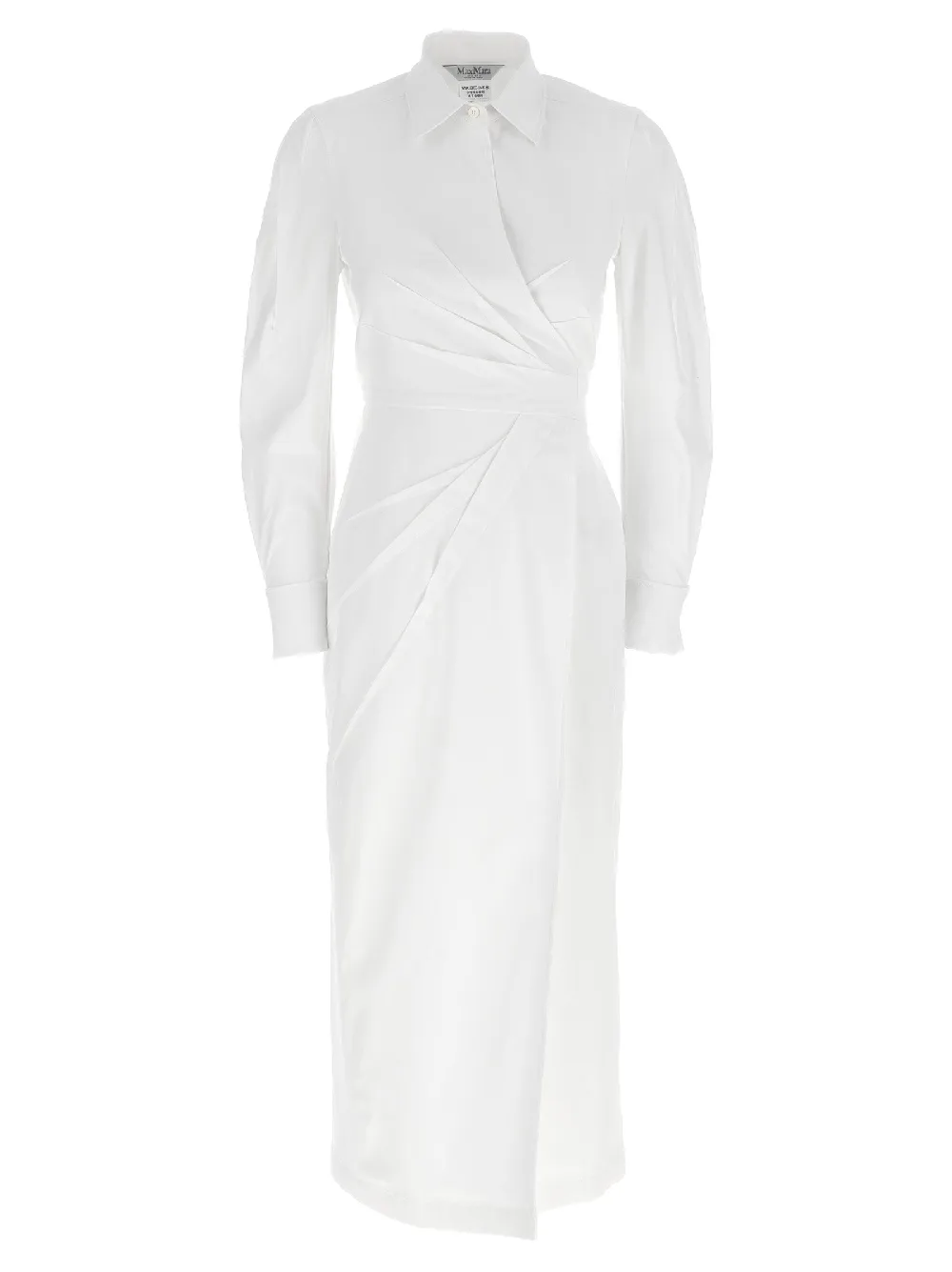 White Cotton Long Dress
