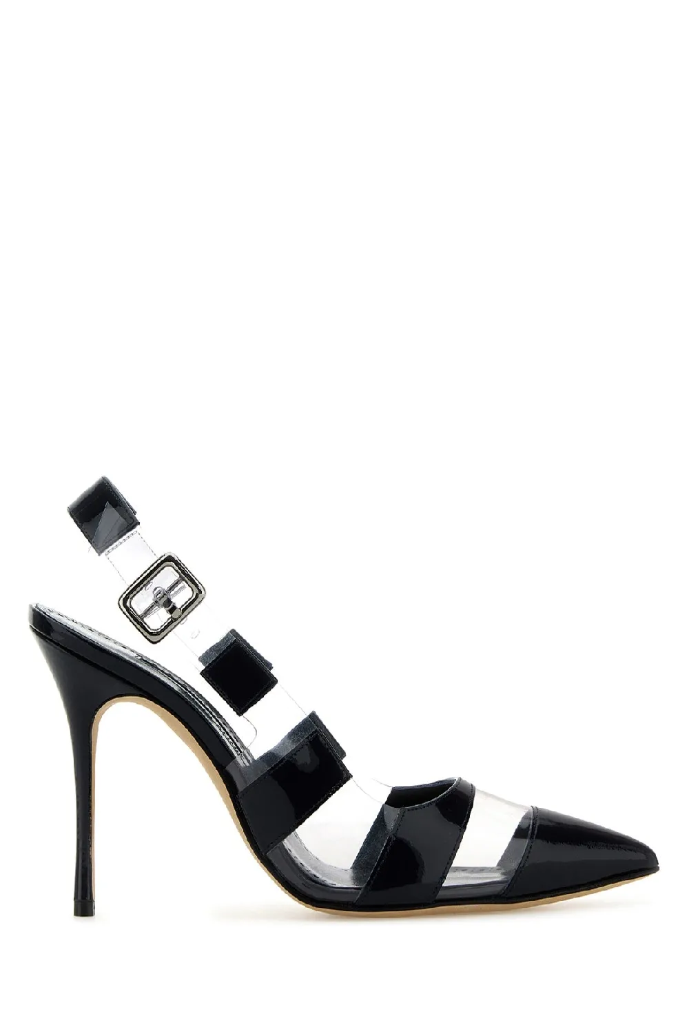 Manolo Blahnik Navylgry Heel — Navy