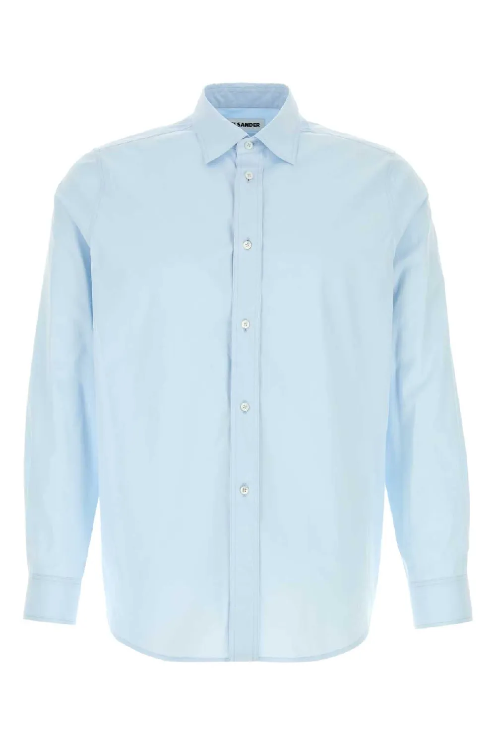 Jil Sander Cotton Poplin Shirt — Blue