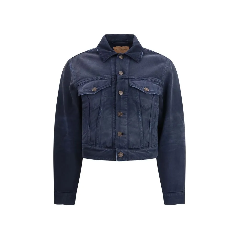 Balenciaga Trucker Jacket — Navy