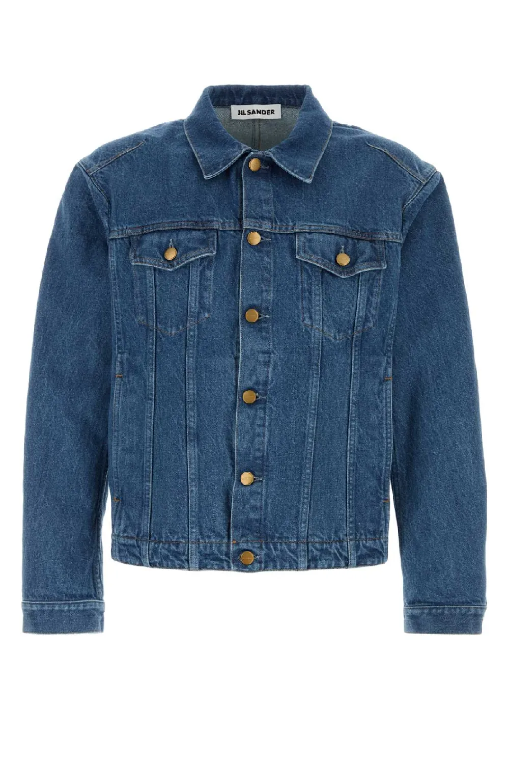 Jil Sander Cotton Denim Jacket — Blue