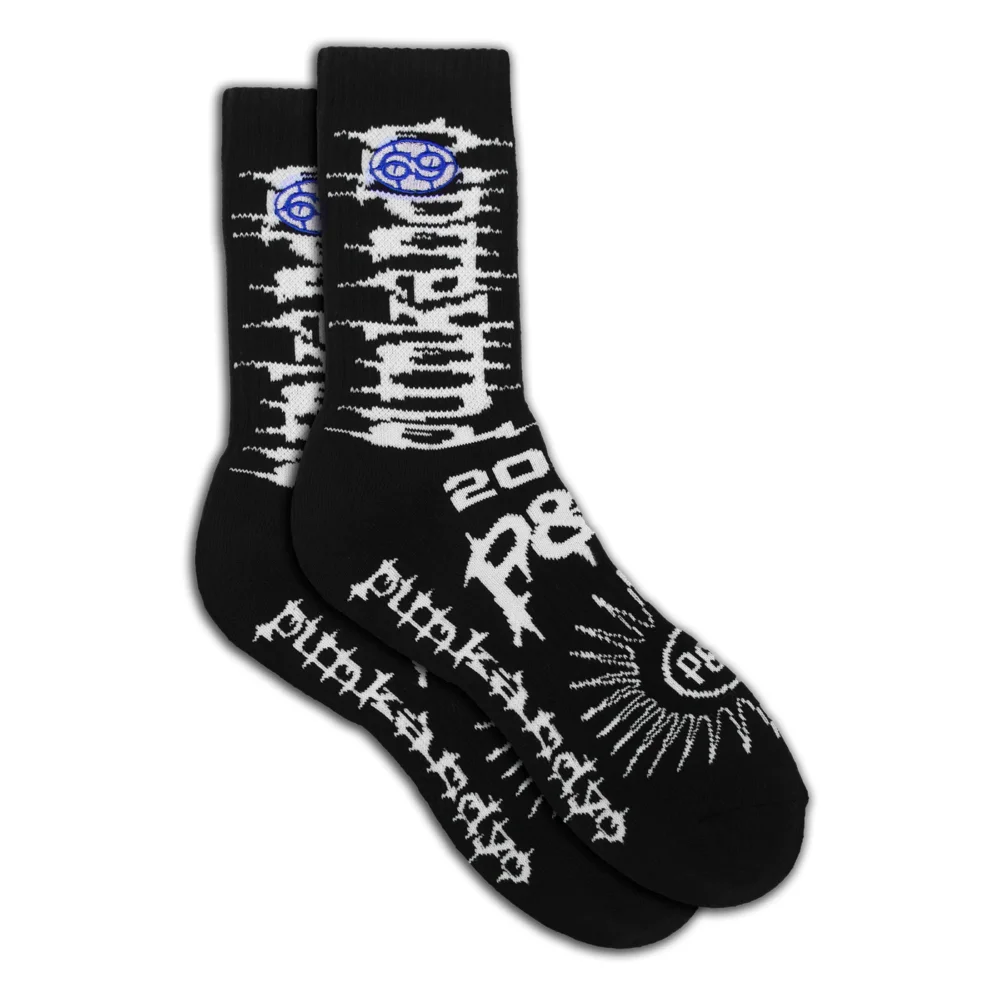 BLACK CRAZY SOCK