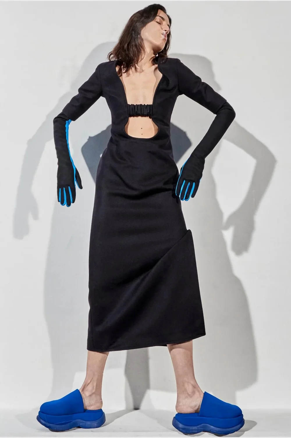 Sunnei - Long Dress - Dark Blue - 2