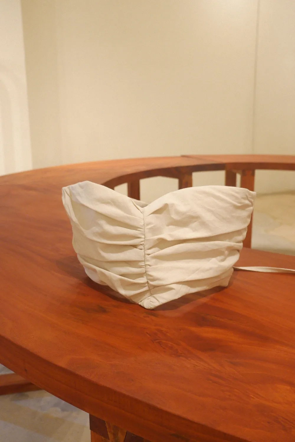 Draped corset