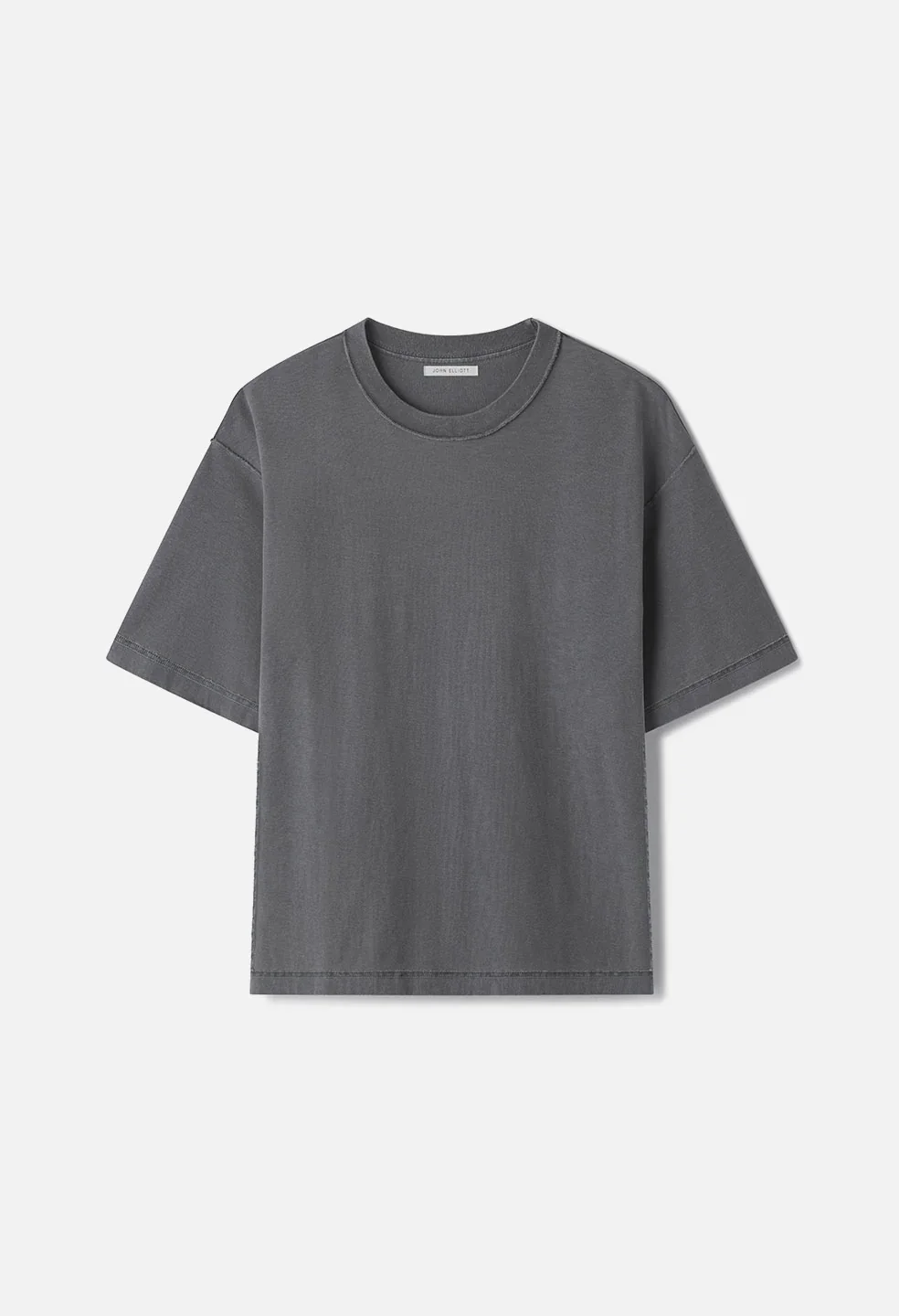 Summer Reversed Cropped Tee / Washed Black