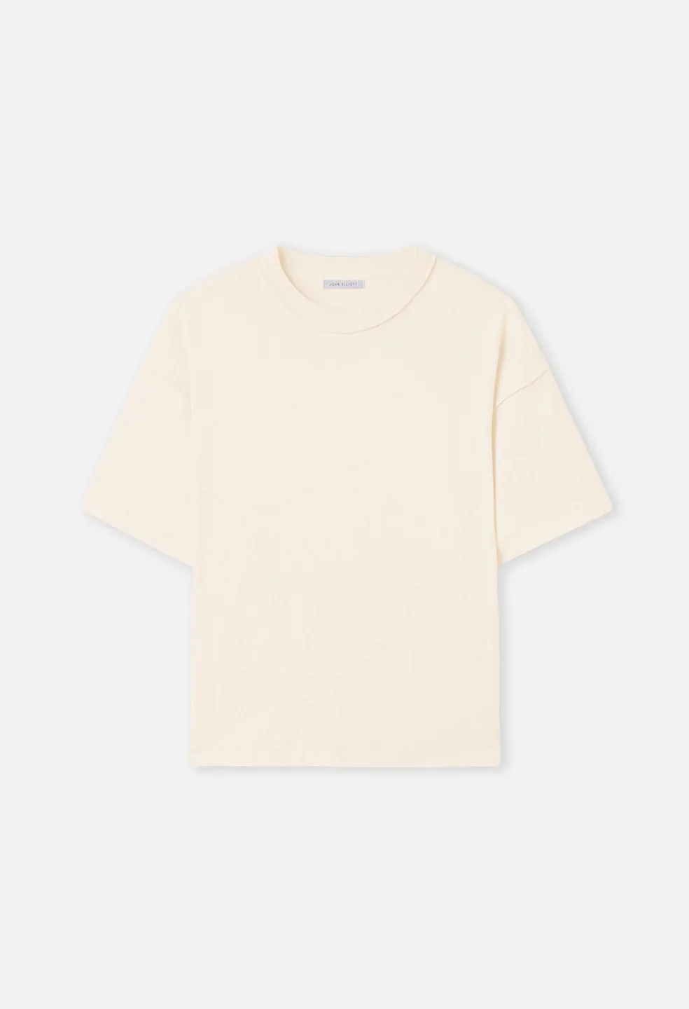 Summer Reversed Cropped Tee / Washed Salt