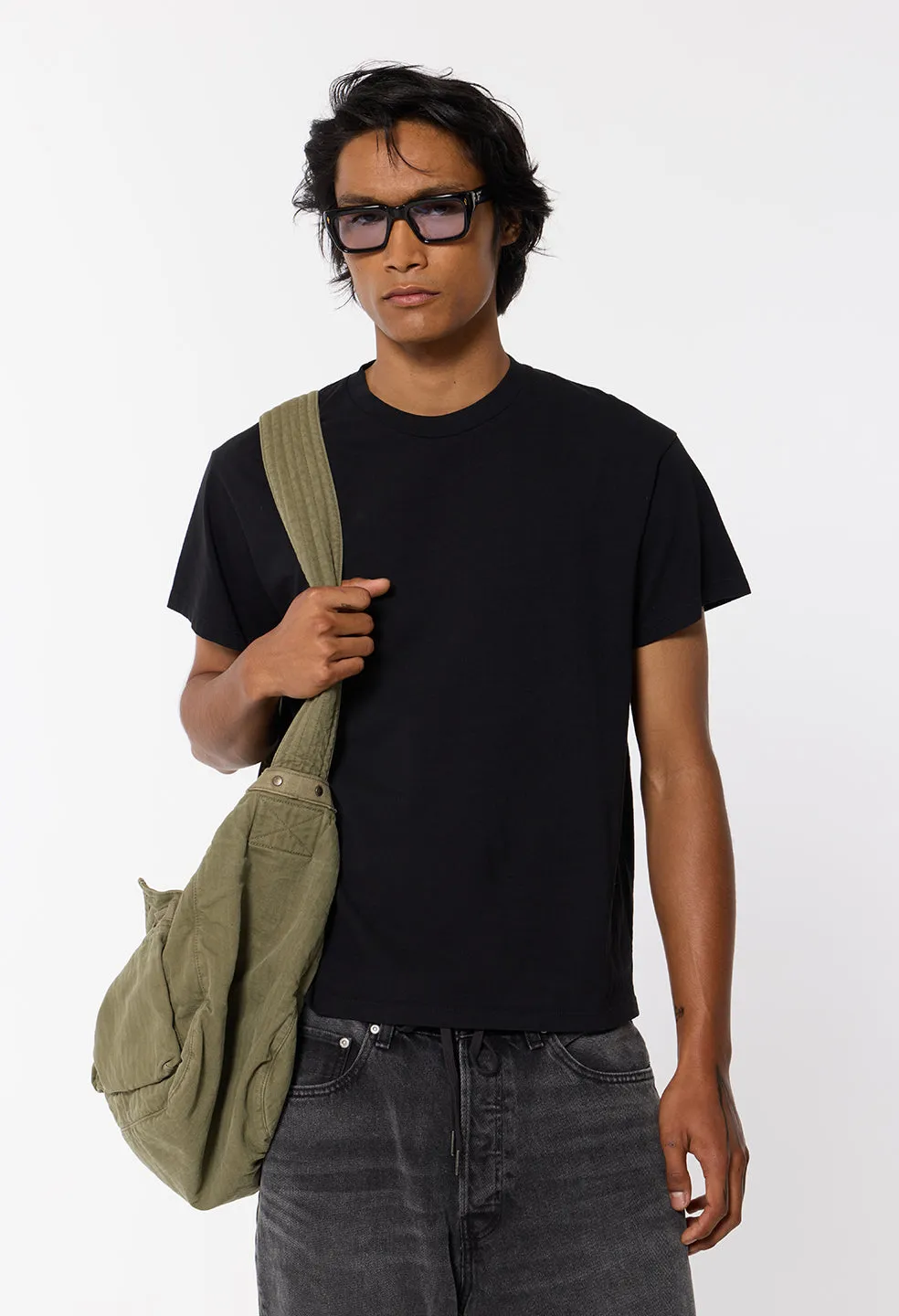 Air Spun Shrunken Tee / Black - 2