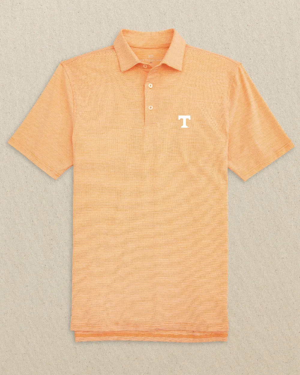 Tennessee Vols White "T" Driver Spacedye Polo Shirt