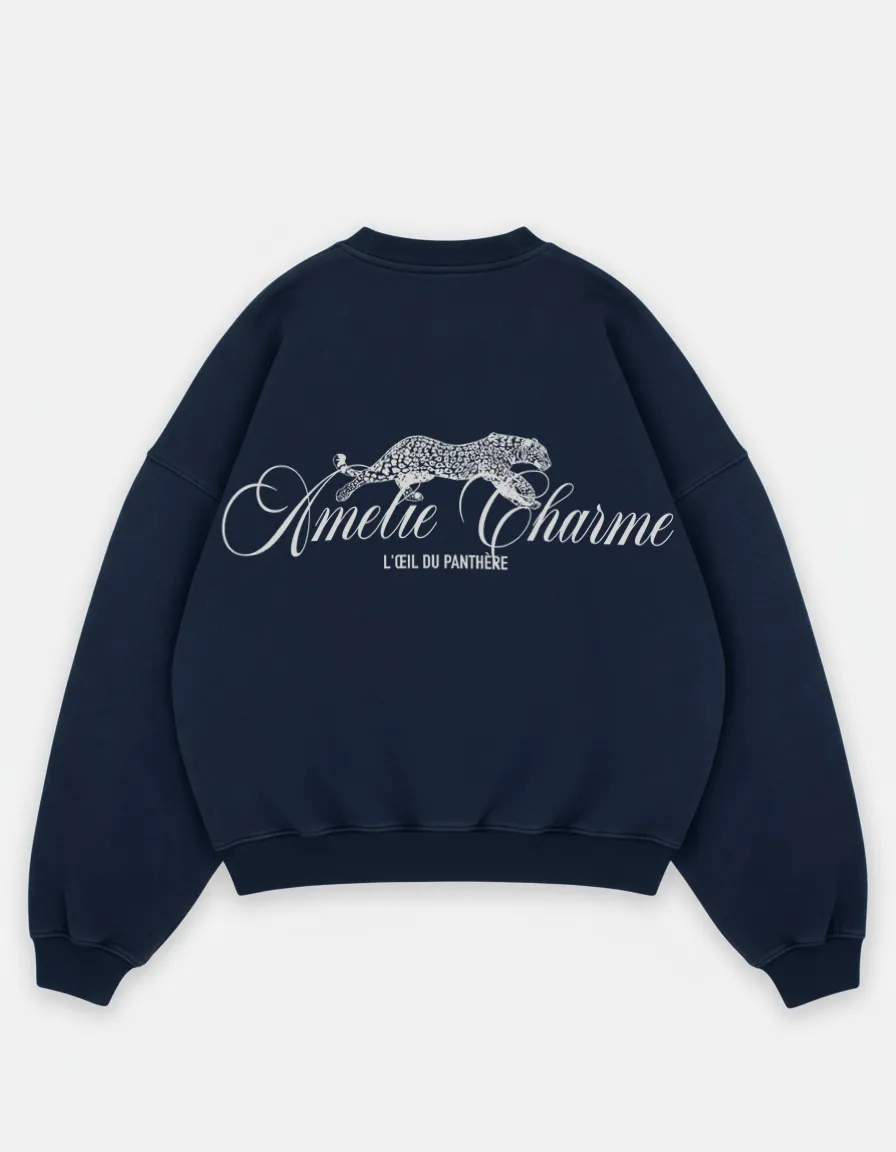 Snow Panthére crewneck.