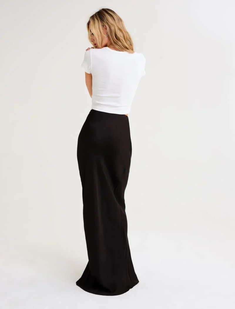 Archive Bias Maxi Skirt | Black - 2