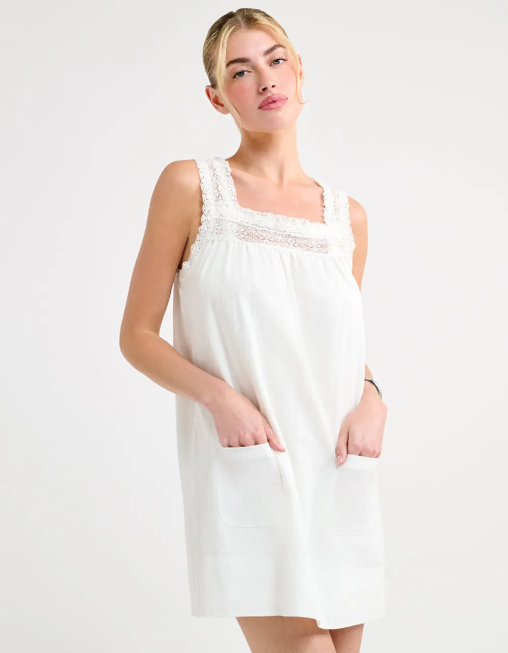 Willow Mini Dress | White - 2