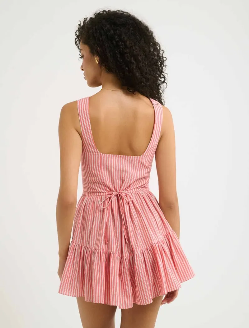 Sunwashed Romper | Sundown Stripe - 3