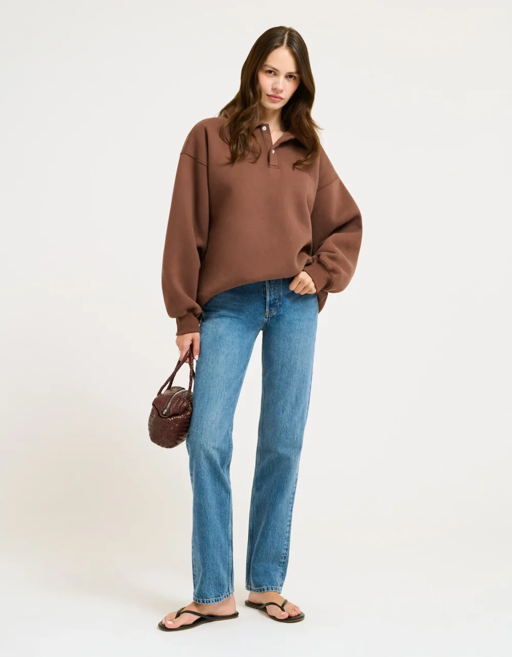 Airport Sweatshirt | Chocolate